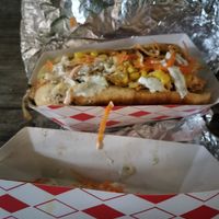 Hawt Dog at Arlo's Food Truck - Spider House Cafe in Austin