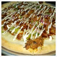 BBQ jackfruit with vegan ranch drizzle  at Mozzarella Fellas in Winston-salem