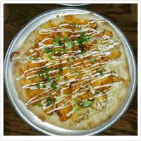 Buffalo cauliflower with vegan ranch drizzle  at Mozzarella Fellas in Winston-salem