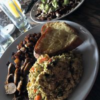 The Cure and Loaded Home Fries   at Mozzarella Fellas in Winston-salem