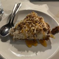 Salted Carmel coconut cream pie  at Mozzarella Fellas in Winston-salem