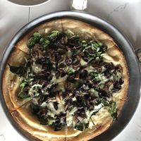 GF Mushroom Pizza at Mozzarella Fellas in Winston-salem
