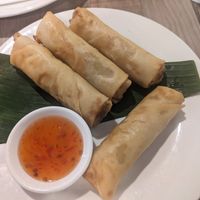 Vegan spring rolls at Cafe Thailand in Cairns