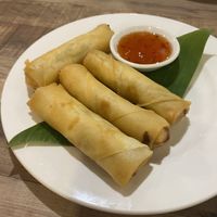 Veggie spring rolls   at Cafe Thailand in Cairns