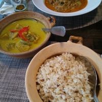 curry and eggplant madness  at Chamkar - National Rd in Siem Reap