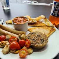 Vegan breakfast at Breakfast Brunch and Lunch in Edinburgh
