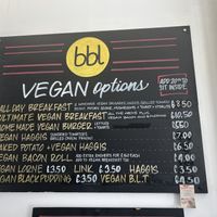 Menu   at Breakfast Brunch and Lunch in Edinburgh