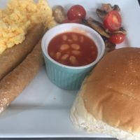 Vegetarian breakfast at Breakfast Brunch and Lunch in Edinburgh