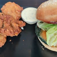 All Käse with soy nuggets. at Universum in Hannover