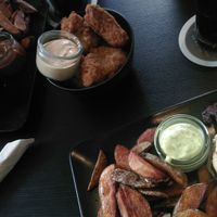 Some burgers and some nuggets. at Universum in Hannover