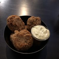 Goldstückchen/vegan nuggets at Universum in Hannover
