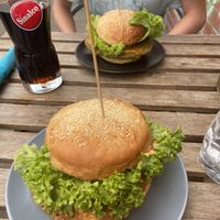 Chili bean burger  at Universum in Hannover