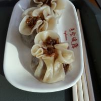Dumplings with rice filling at GōngDé Lín - Godly - Metro City in Shanghai