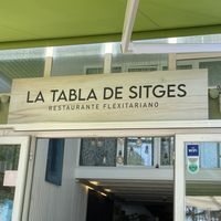 Entrance, apparently recommended TripAdvisor 2021  at La Tabla De Sitges in Sitges