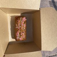 Super delicious cake - to go!  at Caju in Nice