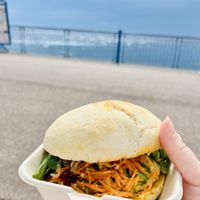 Front porch burger   at Caju in Nice