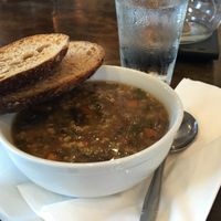 Vegan Soup of the dayp at Coffee Plant Roaster in Eugene