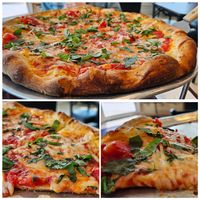 Vegan Margarita Pizza at Mario's Pizza in Ocean City