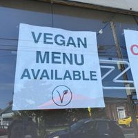 Clearly labeled on their window!  at Mario's Pizza in Ocean City