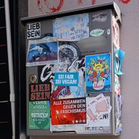 stickers around at Vunderland in Hamburg