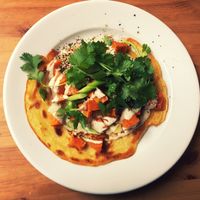 Chickpea fajitas with sweet-potatoes  at WILD in Antwerpen