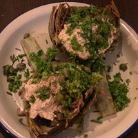 Roasted artichoke  at WILD in Antwerpen