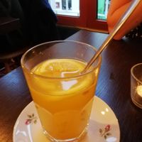 Turmeric ginger lemon tea at WILD in Antwerpen