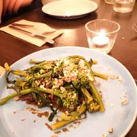 Shiitake puree met brokkolini at WILD in Antwerpen