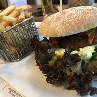 Vegan Burger at Geiers Gambrinus in Ganserndorf