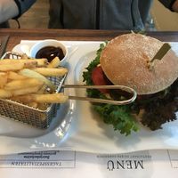Vegan Burger at Geiers Gambrinus in Ganserndorf
