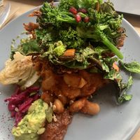 Vegan brunch  at Idle Hands in Manchester