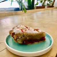 Bakewell pie  at Idle Hands in Manchester