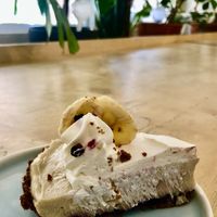 Banana blueberry pie  at Idle Hands in Manchester