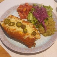 Vegan Enchiladas at Beats & Burritos in Lagos