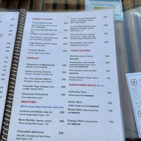 Menu march 2025  at Pure Soul Cafe in Rishikesh