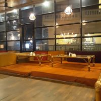 Cozy shic atmosphere. at Pure Soul Cafe in Rishikesh