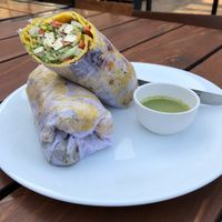 Veggie Rolls at Pure Soul Cafe in Rishikesh