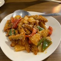 Sweet/sour tempura  at Hui Tien Vegetarian in Taipei