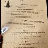 Beginning of March menu  at Harvest Beat in Seattle