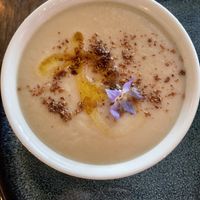 Onion soup   at Harvest Beat in Seattle