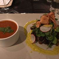 soup and salad - so good at Harvest Beat in Seattle