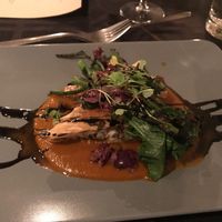 4th course - very unique stingy sauce at Harvest Beat in Seattle