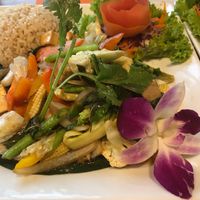 Basil tofu at Piccolo Thai Food & Wine in Isola Del Giglio