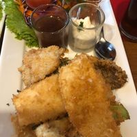 Tempura vegetable  at Piccolo Thai Food & Wine in Isola Del Giglio