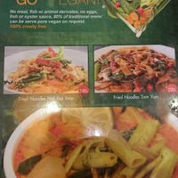 Lots of vegan choice. at Piccolo Thai Food & Wine in Isola Del Giglio