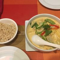 Massaman curry soup at Piccolo Thai Food & Wine in Isola Del Giglio