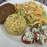 The tomato with pesto and tofu was heavenly 😍🤤  at Veggie Life in Medellin