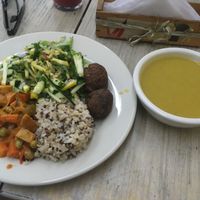 Plate of the day at Veggie Life in Medellin