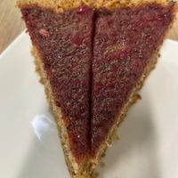 Red Fruit Cake at Veggie Life in Medellin