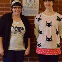 After my StFX speech at The Vegan Peach in Dartmouth